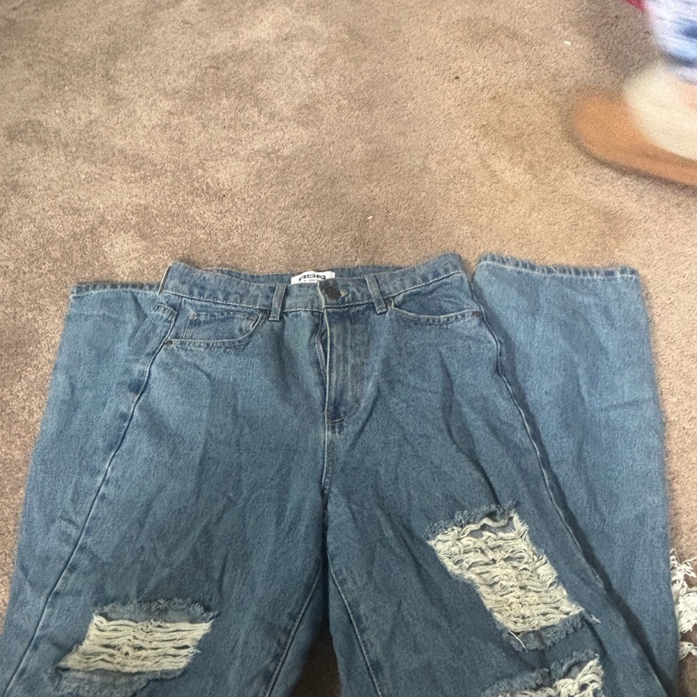 RSQ Light Blue Baggy Jeans